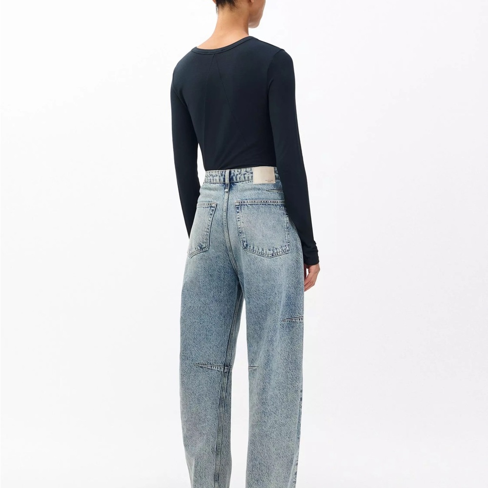 Rag & Bone Charlie Barrel Jeans, Size 28 - Picture 3 of 8